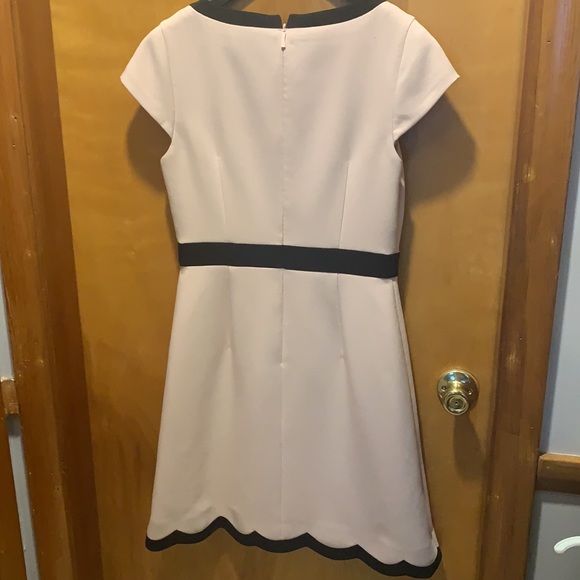 Kate Spade Blush and Black Scalloped Dress - Picture 3 of 3